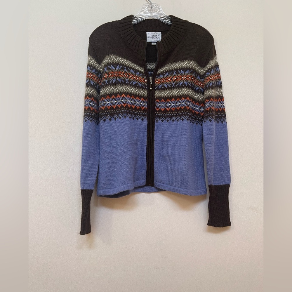 Alpaca Imports Zip Front Sweater